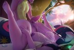 anthro areola bed big_breasts bodily_fluids breasts cum cum_inside duo female furniture genital_fluids genitals horn male male/female nipples penis purple_areola purple_nipples purple_pussy pussy hooves-art friendship_is_magic hasbro my_little_pony mythology spike_(mlp) twilight_sparkle_(mlp) dragon equid equine horse mammal mythological_creature mythological_equine mythological_scalie pony scalie unicorn 3d_(artwork) absurd_res blender_(artwork) digital_media_(artwork) hi_res