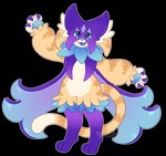 fur pokemorph striped_body striped_fur stripes dandyliondreamer nintendo pokemon sora_(tehkey) felid feline generation_9_pokemon mammal meowscarada pokemon_(species) alpha_channel hi_res