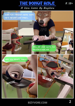 anthro blindfold bodily_fluids dialogue female forced gag glurk group male open_mouth recording restrained saliva text tongue trio unwilling_pred unwilling_prey uvula vore bizyvore disney zootopia judy_hopps nick_wilde canid canine canis european_rabbit fox lagomorph leporid mammal oryctolagus rabbit red_fox true_fox wolf 2025 3d_(artwork) 3d_animation animated comic digital_media_(artwork) english_text no_sound short_playtime webm