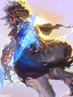 3_fingers action_pose anthro arm_blade arm_feathers arm_tuft beak claws cloak clothed clothing dancing digitigrade energy_blade energy_weapon feather_hair feathered_crest feathers finger_claws fingers head_crest light long_tongue looking_at_viewer looking_down looking_down_at_viewer low-angle_view male melee_weapon moon outside pose pseudo_hair science_fiction shoulder_tuft sky skyscape solo sun sunlight sword teeth toe_claws tongue tongue_out tuft weapon white_body white_feathers yellow_eyes grungecandy halo_(series) microsoft xbox_game_studios fan_character nor_zauth alien avian kig-yar scalie t'vaoan colored hi_res
