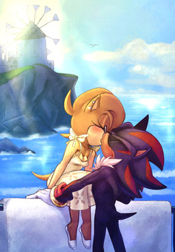 anthro apotos blush breasts canon_x_oc casual_nudity cleavage clothed clothed/nude clothed_female clothing daww detailed_background duo eyes_closed female gloves handwear kiss_on_lips kissing light light_beam love male male/female nude outside romantic romantic_ambiance romantic_couple sea seaside sky sun sunbeam sunlight water windmill dreamfulblue sega sonic_the_hedgehog_(series) blue_(dreamfulblue) shadow_the_hedgehog eulipotyphlan hedgehog mammal 2022 digital_media_(artwork) hi_res