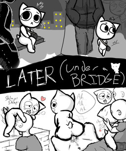 anal anthro bodily_fluids deep_throat dripping duo face_fucking forced forced_oral french_kissing grinding irrumatio kissing making_out male male/male male_penetrated male_penetrating male_penetrating_male oral oral_penetration penetration penile penis_in_mouth public saliva saliva_drip saliva_string sex shortstack shortstack_male size_difference sound_effects straddling sudden text tongue tongue_out toony thedeet domestic_cat felid feline felis human mammal 5:6 comic hi_res