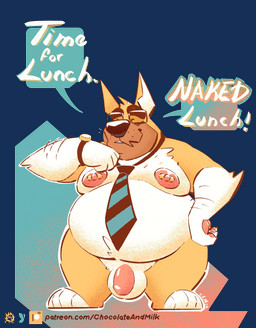 abstract_background anthro areola arm_hair arm_tuft balls barbell_piercing belly big_belly black_nose body_hair closed_smile elbow_tuft eyewear flaccid front_view fur genitals glasses head_tuft male male_anthro moobs mouth_closed nipple_piercing nipples nude obese obese_anthro obese_male overweight overweight_anthro overweight_male penis piercing pink_nipples pink_penis rectangular_glasses smile solo standing tuft white_balls white_body white_fur yellow_body yellow_fur chocolateandmilk richard_(chocolateandmilk) canid canine canis domestic_dog mammal 2025 alpha_channel dated full-length_portrait hi_res portrait signature
