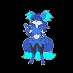 1:1 3_eyes 3_tails alpha_channel ambiguous_gender anthro arm_tuft black_body black_fur blue_body blue_ears blue_eyes blue_fur blue_hair blue_tail blue_tail_tip braixen bump_attack chest_tuft dipstick_tail ear_markings eyelashes fur fur_markings generation_6_pokemon grey_body grey_ears grey_fur grey_tail hair inner_ear_fluff light_body light_ears light_fur light_tail markings multi_eye multi_tail multicolored_body multicolored_fur nintendo paws pink_eyes pokemon pokemon_(species) purple_eyes shoulder_tuft solo striped_ears striped_markings striped_tail stripes tail tail_markings tammy_(lilya_nida) tuft two_tone_body two_tone_fur two_tone_tail