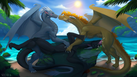 ambiguous_penetration beach bedroom_eyes claws erection feet fellatio female feral genitals group horn looking_at_another male male/female membrane_(anatomy) membranous_wings narrowed_eyes oral oral_penetration paws penetration penile penis quadruped scales seaside seductive sex sky smile spikes spikes_(anatomy) spitroast spread_wings tail toe_claws trio wings slo1ka mythology wings_of_fire moonwatcher_(wof) qibli_(wof) winter_(wof) dragon icewing_(wof) mythological_creature mythological_scalie sandwing_(wof) scalie 16:9 digital_drawing_(artwork) digital_media_(artwork) hi_res widescreen