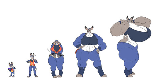 4_toes 5_fingers abs anthro basic_sequence belt big_breasts big_muscles biped body_size_growth book bowler_hat breast_expansion breasts clothed clothing container cup drinking ears_down expansion eyebrows feet female female_anthro fingers five_frame_image five_frame_sequence growth hand_behind_head hands_on_hips hat headgear headwear holding_book holding_container holding_cup holding_object huge_breasts huge_muscles huge_thighs hyper hyper_breasts linear_sequence macro macro_anthro macro_female midriff multi_frame_sequence muscle_growth muscular muscular_anthro muscular_female pivoted_ears raised_eyebrow reading safety_vest simple_background size_transformation small_head small_tail solo tail thick_thighs toes topwear torn_clothing transformation transformation_sequence vest white_background wide_hipped_female wide_hips robertge disney zootopia judy_hopps lagomorph leporid mammal rabbit 2015 colored hi_res sequence