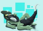 anthro claws feral jewelry male necklace solo tail tail_claws transformation wheel dexterthederg nintendo pokemon cyclizar generation_9_pokemon pokemon_(species) hi_res