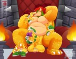 absurd_res armpit_fetish armpit_lick armpit_play bowser feet foot_fetish foot_play footjob french_kissing genitals group hammer_bro hi_res kissing koopa koopa_troopa licking male male/male mario_bros nintendo oral penile penis penis_lick penis_riding pinned_by_balls scalie sex size_difference snowmutt tongue tongue_out under_balls