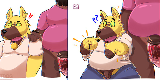 belly clothing cock_sock duo footwear genitals genitals_shrinking inanimate_transformation jewelry living_penis male male/male necklace penis penis_clothing penis_shrinking plushie_transformation plushification shrinking_limbs sirpug slightly_chubby socks transformation transformation_sequence unusual_anatomy unusual_genitalia unusual_penis grizzlyear34 matdog canid canine canis domestic_dog mammal hi_res
