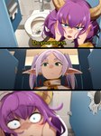 bathroom dialogue glory_hole horn humanoid_pointy_ears humor not_furry pointy_ears public_restroom restroom_stall text toilet uhoh khyleri frieren_beyond_journey's_end aura_the_guillotine frieren demon demon_humanoid elf horned_humanoid humanoid 2025 3:4 absurd_res comic english_text hi_res lol_comments meme
