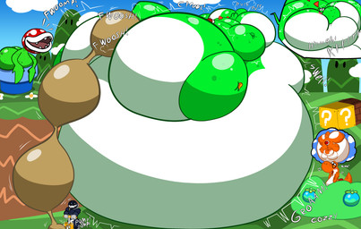 air_ballooning air_inflation air_pump belly belly_expansion big_belly big_butt big_cheeks blimp_fruit_(super_mario_galaxy_2) butt butt_expansion cheek_expansion creaking expansion food fruit fwoomp groan hose hose_in_butt hose_inflation huge_belly huge_butt huge_cheeks hyper hyper_belly hyper_butt hyper_cheeks hyper_inflation immobile inflation macro motion_lines onomatopoeia overweight plant power-up puffed_cheeks shadow sound_effects text tube_bulge cozzy mario_bros nintendo super_mario_galaxy chain_chomp elemental_creature flora_fauna green_yoshi orange_yoshi piranha_plant yoshi 2025 absurd_res hi_res