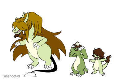3_fingers 3_toes ambiguous_gender bald brown_hair claws evolutionary_family fangs feet feral finger_claws fingers flying green_body green_scales group hair hair_over_eyes happy long_hair multicolored_body open_mouth open_smile parody scales simple_background smile tail teeth text toe_claws toes tongue trio two_tone_body white_background wig tunanoot fakemon jabroni_mike mythology nintendo pokemon charizard charmander charmeleon dragon generation_1_pokemon mythological_creature mythological_scalie pokemon_(species) reptile scalie 2026 2d_animation 3:2 animated artist_name frame_by_frame loop
