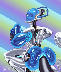 anal anal_object_insertion anal_penetration anus armor artificial_intelligence bedroom_eyes big_breasts big_butt blue_body blue_skin breasts butt clenched_teeth female female_penetrated glistening glistening_body grabbing_own_breast gradient_background holding_breast huge_breasts looking_at_object looking_back looking_pleasured machine narrowed_eyes nipples not_furry object_insertion open_mouth penetration seductive simple_background solo teeth translucent translucent_body translucent_breasts wide_hips hill00989 blizzard_entertainment overwatch echo_(overwatch) android humanoid omnic robot robot_humanoid hi_res signature unavailable_at_source