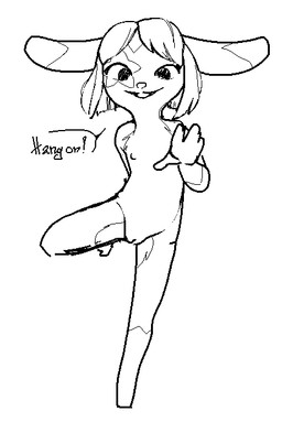 1-bit anthro bent_leg buckteeth dialogue eye_markings eyelashes female female_anthro flat_chested front_view genitals gesture gloves_(marking) hair hand_behind_back leg_markings looking_at_viewer markings nipples nude nude_anthro nude_female on_one_leg smile socks_(marking) solo speech_bubble standing star_(marking) teeth text toothy_grin vulva waving waving_at_viewer young young_anthro young_female 4chan_anon anonymous_artist mae_(paige) lagomorph leporid mammal rabbit 2026 aliasing binary_drawing black_and_white digital_drawing_(artwork) digital_media_(artwork) english_text full-length_portrait monochrome portrait
