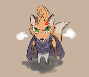 angry anthro belt_buckle buckle cloak clothing cross-popping_vein female fist fur gloves_(marking) green_eyes high-angle_view leg_markings looking_up markings orange_body orange_fur socks_(marking) solo steam tail chamma_retsuden dungeons_of_aether rivals_of_aether fleet_(dungeons_of_aether) canid canine fox mammal 2026 digital_drawing_(artwork) digital_media_(artwork) reaction_image