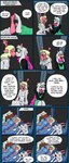 anthro blush dialogue duo female horn humor kissing male text what arcatech deltarune undertale_(series) noelle_holiday ralsei bovid caprine deer goat mammal new_world_deer reindeer absurd_res comic english_text hi_res tagme