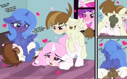 age_regression animal_genitalia animal_penis animal_vulva bed bedroom close-up cowgirl_position doggystyle equine_genitalia equine_penis equine_vulva female female_penetrated feral feral_on_feral feral_penetrated feral_penetrating feral_penetrating_feral from_behind_position from_front_position furniture genitals group male male/female male_penetrating male_penetrating_female on_bottom on_top penetration penile penile_penetration penis penis_in_vagina sex text vaginal vaginal_penetration voyeur vulva young young_female young_feral young_male young_on_young sherathoz tolpain friendship_is_magic hasbro my_little_pony featherweight_(mlp) pipsqueak_(mlp) princess_cadance_(mlp) princess_celestia_(mlp) princess_luna_(mlp) equid equine horse mammal pony absurd_res english_text hi_res
