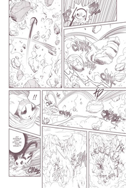 8_panel_comic ambiguous_gender cloak clothing cloud dialogue duo electricity exclamation_point feral fur hair hood inner_ear_fluff mask motion_lines outside question_mark rock scarf sky sound_effects text tuft umikit nintendo pokemon pokemon_mystery_dungeon spike_chunsoft muro_(aots) generation_2_pokemon pichu pokemon_(species) 2026 comic english_text monochrome female_(lore)