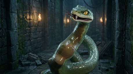 blonde_hair bodily_fluids crying duo female female_prey hair soft_vore summer_dress tears unwilling_prey vore young human mammal reptile scalie snake 3d_(artwork) blender_(artwork) digital_media_(artwork) hi_res