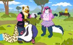 anthro female fur group hair male simple_background bardo_en_krisis happy_tree_friends disco_bear_(htf) nutty_(htf) american_black_bear bear black_bear canid canine canis hooded_skunk kermode_bear mammal mephitid mustelid rodent sciurid skunk tree_squirrel ursine wolf absurd_res clip_studio_paint_(artwork) digital_drawing_(artwork) digital_media_(artwork) flat_colors hi_res