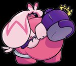 belly big_belly cast_shadow hair hammer inflation pink_body pink_hair purple_hammer shadow simple_background tools transparent_background areoants nintendo pokemon generation_9_pokemon pokemon_(species) tinkaton 2025 7:6 alpha_channel