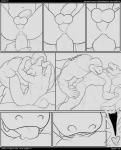abs anal anal_penetration anthro anus athletic balls bed biceps big_muscles big_penis bite claws comic crossover duo erection eyes_closed fangs foreskin furniture generation_1_pokemon genitals hanbei hi_res humanoid_genitalia humanoid_penis koopa koopaling licking lying male male/male male_penetrated male_penetrating male_penetrating_male mario_bros monochrome muscular nintendo nipple_bite nipple_fetish nipple_lick nipple_play nipples nude on_back open_mouth partially_retracted_foreskin pecs penetration penis pokemon pokemon_(species) roommates_(comic) roy_koopa scales scalie sex spelunker_sal story story_in_description tattoo teeth tongue tongue_out vein veiny_penis wartortle