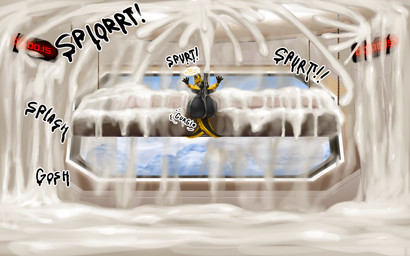 after_vore anthro anthro_pred balls bed big_balls bodily_fluids cock_vore cum cum_vore digestion duo ejaculation excessive_cum excessive_genital_fluids feral feral_prey fur furniture genital_fluids genitals hyper hyper_cum instant_digestion male onomatopoeia penile penis size_difference smaller_pred sound_effects tail tail_motion tailwag text timer vore willing_prey window conditional_dnp olexafox mythology dergun gabriel_(gabriel1393) dragon furred_dragon furred_scalie mythological_creature mythological_scalie scalie absurd_res hi_res