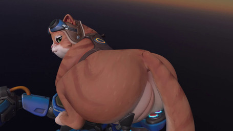 :3 anus aviator_cap brown_clothing brown_topwear brown_vest butt butt_jiggle clothing eyewear_on_head female feral fur genitals green_eyes harness hat headgear headwear jet_pack jiggling looking_at_viewer looking_back looking_back_at_viewer lying on_front orange_body orange_fur paws presenting presenting_hindquarters presenting_vulva sitting solo spread_vulva spreading tail teasing topwear vest vulva zensintemple blizzard_entertainment overwatch fika_(overwatch) domestic_cat felid feline felis mammal 16:9 3d_(artwork) 3d_animation animated blender_(artwork) blender_eevee_(artwork) digital_media_(artwork) hi_res high_framerate no_sound short_playtime video widescreen