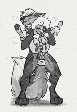 4_toes 5_fingers anal anal_penetration animal_genitalia animal_penis ankle_tuft anthro anthro_on_anthro anthro_penetrated anthro_penetrating anthro_penetrating_anthro arm_tuft balls bite biting_lip biting_own_lip blush bodily_fluids breasts butt canine_genitalia canine_penis carrying_another carrying_partner clitoral_hood clitoris cum cum_in_ass cum_inside dripping duo ejaculation erection eyeshadow fangs feet female female_on_top female_penetrated fingers full_nelson full_nelson_(legs_held) fur genital_fluids genitals hair hands-free hindpaw humanoid_genitalia humanoid_hands humanoid_vulva interspecies knot knotted_penis larger_male leg_tuft looking_pleasured makeup male male/female male_on_bottom male_penetrating male_penetrating_female mature_anthro mature_female miami_clip neck_tuft nipple_piercing nipple_tassels nipples nude nude_anthro nude_female nude_male on_bottom on_top orgasm paws penetration penile penile_penetration penis penis_in_ass piercing predator/prey reverse_stand_and_carry_position sagging_breasts self_bite sex shaved shaved_fur simultaneous_orgasms size_difference smaller_female smaller_on_top smaller_penetrated smile spread_legs spreading standing standing_sex tail tassels teeth toes tongue tongue_out tuft vaginal_fluid_drip vaginal_fluids vulva wrist_tuft snowy18 marie_(nightdancer) nightdancer_(character) canid canine canis domestic_dog mammal poodle wolf 2025 hi_res