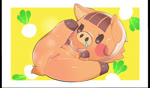 anthro anus blush blush_stickers bodily_fluids female fingers food genital_fluids genitals head_scarf hooved_fingers hooves looking_at_viewer nipples nude plant pussy snot solo spread_legs spreading turnip vaginal_fluids vegetable oposa animal_crossing nintendo daisy_mae_(animal_crossing) mammal suid suine sus_(pig) wild_boar animated no_sound short_playtime webm