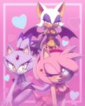 2014 <3 amy_rose anthro bat big_breasts blaze_the_cat breasts cat cleavage clothed clothing feline female hedgehog looking_at_viewer mammal nancher navel rouge_the_bat sega skimpy smile sonic_(series) wings
Rating: Questionable
Score: 7
User: Robinebra
Date: February 14, 2014