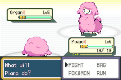 ambiguous_feral ambiguous_form ambiguous_gender black_text closed_smile detailed_background duo experience_bar female_symbol feral fur game_background gameplay_mechanics gender_symbol gui health_bar level_number mouth_closed number pink_body pink_fur pink_tail pink_wool quadruped question_mark smile symbol tail text text_box white_body white_text wool_(fur) ligma_(artist) hello_kitty_(series) nintendo pokemon sanrio my_sweet_piano organ-chan bovid caprine mammal sheep 2026 character_name crossover digital_media_(artwork) pixel_(artwork) shaded female_(lore)