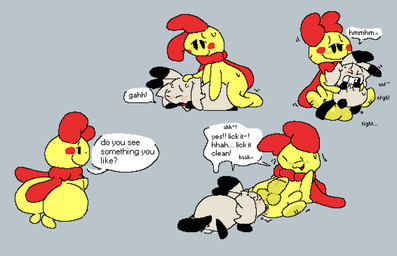 >_< ambiguous_anthro ambiguous_gender ambiguous_penetrated anal anal_penetration anthro anthro_on_anthro anthro_penetrated anthro_penetrating anthro_penetrating_anthro anus aroused aroused_face asking asking_viewer balls belly big_balls big_butt big_penis black_arms black_body black_ear_tips black_eyes black_feet black_fur black_tail black_text blush blush_lines bodily_fluids bubble_butt butt butt_in_face cheek_blush cheek_spots chest_tuft clenched_eyes clenched_teeth closed_smile cum cum_from_ass cum_in_ass cum_inside cum_on_ground dialogue dipstick_ears doggystyle drip_effect dripping_speech_bubble ear_markings ellipsis empty_eyes erection eyes_closed featureless_arms feet fleshlight_position flustered from_behind_position front_view frown fucked_silly fur genital_fluids genitals glans gloves_(marking) grey_background grunting hair half-closed_eyes hand_on_another's_head hand_on_head hands_on_ground happy hmm holding_another huge_butt humanoid_genitalia humanoid_penis kneeling kneeling_on_ground larger_male long_ears looking_at_viewer looking_back looking_back_at_viewer looking_pleasured lying lying_on_ground male male/ambiguous male_anthro male_penetrating male_penetrating_ambiguous markings moan monobutt monotone_background monotone_balls monotone_belly monotone_face monotone_genitals monotone_hair monotone_penis monotone_tail mostly_nude mostly_nude_anthro mostly_nude_male motion_lines motion_outline mouth_closed multicolored_body multicolored_ears multicolored_fur narrowed_eyes nose_blush nude nude_ambiguous nude_anthro on_front on_ground open_frown open_mouth open_smile oral penetration penile penile_penetration penis penis_in_ass question rear_view red_cheeks red_ears red_scarf rimming rimming_male scarf scarf_only sex shaking side_view simple_background sitting sitting_on_ground size_difference smaller_ambiguous smaller_penetrated smile smiling_eyes speech_bubble standing sweat sweatdrop sweaty_face tail talking_to_another talking_to_partner tan_arms tan_belly tan_body tan_ears tan_face tan_fur tan_hair tan_tuft teeth text three-quarter_view trembling trembling_for_pleasure tuft two_tone_arms two_tone_body two_tone_ears two_tone_fur unf wide_smile x_anus yellow_balls yellow_body yellow_butt yellow_face yellow_penis meatcanister creepy_castle see_something_you_like daniel_(meatcanister) moth_(creepy_castle) arthropod insect lepidopteran mammal moth 2026 digital_media_(artwork) english_description english_text full-length_portrait hi_res pixel_(artwork) portrait sequence smaller_version_at_source male_(lore)