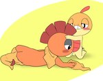 blush fellatio genitals humanoid_genitalia humanoid_penis lying male male/male nude on_side oral penile penis sex size_difference young tribaldragon nintendo pokemon generation_5_pokemon pokemon_(species) scrafty scraggy absurd_res hi_res