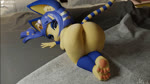 4_toes anthro anus ass_up bangs bed bedroom_eyes blue_ears blue_eyebrows blue_hair bob_cut butt eyebrows feet female furniture genitals hair inner_ear_fluff lidded_eyes looking_at_viewer looking_back looking_back_at_viewer lying markings narrowed_eyes nude on_bed on_front patreon_logo pawpads presenting presenting_hindquarters pussy seductive shaking_butt solo striped_markings striped_tail stripes swaying tail tail_markings tail_motion tailwag text thin_tail toes tuft twitter_logo uraeus yellow_body yellow_inner_ear yellow_inner_ear_fluff marrubi_(artist) zy0n7_(modeler) animal_crossing nintendo patreon twitter ankha_(animal_crossing) domestic_cat felid feline felis mammal 16:9 2022 3d_(artwork) 3d_animation animated blender_(artwork) digital_media_(artwork) loop short_playtime sound webm widescreen