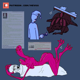 4chan_thread blood bodily_fluids body_horror claws duo eye_nipples female green_text greentext_(format) humor joke male male/female monster_girl_(genre) on_bottom on_top profanity scary sex shitpost sleep_paralysis text mevka 4chan soyjak wojak animal_humanoid arthropod arthropod_humanoid demon eldritch_abomination human humanoid insect mammal monster monstrous_humanoid sleep_paralysis_demon 1:1 english_text hi_res meme