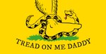 blush feet flag flag_background foot_focus gadsden_flag hairy_legs humanoid_feet plantigrade please_tread_on_me text celeryman6 don't_tread_on_me reptile scalie snake english_text hi_res