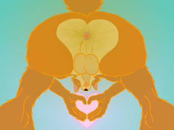 abstract_background anthro anus balls butt butt_focus butt_heart darkened_genitalia facesitting facesitting_pov fart fart_fetish farting_at_viewer farting_on_face feces flaccid foreskin genitals heart_symbol holidays low-angle_view male penis purple_anus sitting_on_another solo worm's-eye_view john_q._psychic nintendo star_fox valentine's_day fox_mccloud canid canine fox mammal 4:3 hi_res