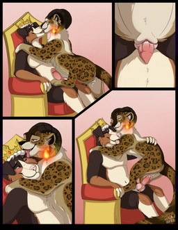 anatomically_correct anatomically_correct_genitalia anatomically_correct_penis animal_genitalia animal_penis animal_vulva anthro anthro_on_feral anthro_penetrating anthro_penetrating_feral bestiality biped bodily_fluids canine_genitalia canine_penis crown digitigrade dripping duo erection feet feline_genitalia feline_vulva female female_feral female_penetrated feral feral_penetrated fire genital_fluids genitals grinding grinding_on_penis headgear hindpaw kissing knot knotted_penis leaking_vagina licking male male/female male_anthro male_penetrating male_penetrating_female paws penetration penile penile_penetration penis penis_in_vagina quadruped sex sheath teasing tongue tongue_out vaginal vaginal_fluid_drip vaginal_fluids vaginal_penetration caraluca bernie_(demdoe) lulu_(69rainbowfox69) bernese_mountain_dog canid canine canis domestic_dog hellcat mammal molosser mountain_dog swiss_mountain_dog comic hi_res