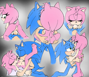 added_anatomy antenna_hair anthro anus areola balls blue_body bodily_fluids breasts countershade_arms countershade_torso countershading duo erection eyelashes fellatio female genital_fluids genitals green_eyes hair head_tuft kneeling male male/female nipples oral penetration penile penile_penetration penis_in_vagina pink_body pointy_ears precum raised_tail sex short_hair standing standing_sex tail tuft vaginal vaginal_penetration vulva granlimoncito sega sonic_the_hedgehog_(series) amy_rose sonic_the_hedgehog eulipotyphlan hedgehog mammal hi_res