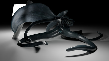 animal_genitalia cloaca female feral genitals membrane_(anatomy) membranous_wings solo tentacles teratophilia translucent unusual_anatomy unusual_genitalia vulva what wings xenophilia darkthemechair calvin_(life) alien martian tentacle_creature 16:9 3d_(artwork) 4k absurd_res digital_media_(artwork) hi_res widescreen