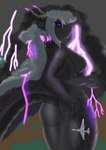 aircraft anthro blue_eyes breasts cloud crystals_on_the_body female fur furry_tail genitals hair lightning_bolt macro macro_focus markings mountain pussy raised_tail scale_markings scales solo spread_pussy spreading tail thunderstorm u-2 vehicle jettail mythology nasa air_creature dragon elemental_creature living_cloud mythological_creature mythological_scalie scalie hi_res