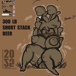 antlers balls big_breasts blush breasts freckled_balls freckled_breasts freckled_face freckled_legs freckles genitals gynomorph horn huge_breasts intersex nipples nude_gynomorph nude_humanoid penis short_stack solo text thick_thighs blueberrygrizzly blueberry_grizzly_(blueberrygrizzly) animal_humanoid deer deer_humanoid humanoid mammal mammal_humanoid 2025 english_text hi_res reference_image