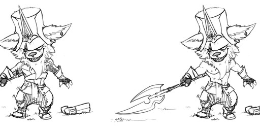 3_fingers anthro arm_tuft axe battle_axe beard big_ears big_hat blind_eye bottomwear cheek_tuft chin_tuft clothed clothed_anthro clothed_male clothing doublt_bitted_axe ear_piercing ear_stud ear_tuft elderly eye_scar facial_hair facial_scar facial_tuft fingerless_gloves fingers fluffy_ears footwear front_view fur gloves grass gun handwear hat headgear headwear holding_axe holding_melee_weapon holding_object holding_weapon looking_at_viewer male male_anthro mature_anthro mature_male melee_weapon navel nipples open_mouth open_smile pants pecs piercing plant polearm ranged_weapon scar shoes simple_background smile smiling_at_viewer solo standing topless topless_anthro topless_male tuft weapon white_background white_body white_fur bristol league_of_legends riot_games tencent kled_(lol) mammal yordle 2017 digital_drawing_(artwork) digital_media_(artwork) hi_res monochrome