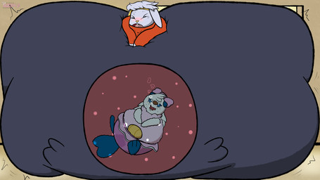 3_toes anthro belly belly_tuft big_belly bivalve_shell black_body bladder_inflation blue_body blue_eyes blush blush_lines bodily_fluids brown_nose buckteeth clear_urine clothing door dress eyes_closed feet female female_anthro female_prey floppy_ears fully_submerged genital_fluids grey_body head_tuft huge_belly hyper hyper_belly hyper_omorashi inside inside_stomach male male_anthro male_pred mollusk_shell omorashi open_mouth panties peeing peeing_inside pigtails pink_nose pseudo_clothing red_body room_filling_inflation semi-anthro shell submerged_in_urine tail teeth toes tuft underwear unwilling_pred urine vore watersports wet wet_clothing wet_underwear wetting what whisker_spots white_body willing_prey pinkoshawott nintendo pokemon azzy_(pinkoshawott) generation_5_pokemon generation_8_pokemon lagomorph leporid mammal mustelid oshawott otter pokemon_(species) rabbit raboot 16:9 2023 absurd_res hi_res widescreen