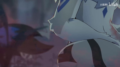 anthro bandage bandaged_arm blood blue_eyes bodily_fluids fade_in fur grey_body grey_fur kemono looking_at_viewer male moon music slim_anthro slim_male solo hlg7777 bilibili domestic_cat felid feline felis mammal 16:9 2024 2d_animation animated hi_res motion_tweening short_playtime sound video watermark widescreen