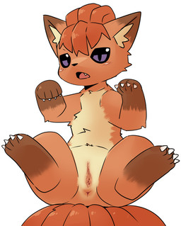 4_fingers 4_toes 6_tails anus black_nose blush blush_lines brown_body brown_ear_tips brown_fur dipstick_ears ear_markings fangs feet female female_feral feral fingers fur genitals glistening glistening_eyes gloves_(marking) humanoid_genitalia humanoid_genitalia_on_feral humanoid_vulva humanoid_vulva_on_feral inner_ear_fluff leg_markings lying markings multi_tail multicolored_body multicolored_ears multicolored_fur on_back open_mouth orange_body orange_fur paws pink_anus pointy_ears prick_ears purple_eyes quadruped simple_background socks_(marking) solo spread_legs spreading tail tan_body tan_fur tan_inner_ear_fluff teeth toes tongue tongue_showing tuft vulva white_background y_anus pu_sukebe nintendo pokemon canid canine generation_1_pokemon mammal pokemon_(species) vulpix 2025 digital_drawing_(artwork) digital_media_(artwork) hi_res