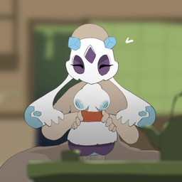 anthro anthro_focus anthro_penetrated areola blue_areola blue_nipples bodily_fluids bouncing_breasts breasts duo female female_focus female_on_human female_penetrated fucked_silly genital_fluids genitals heart_symbol human_on_anthro human_penetrating human_penetrating_anthro human_penetrating_female interspecies looking_pleasured male male/female male_penetrating male_penetrating_anthro male_penetrating_female narrowed_eyes nipples non-mammal_nipples penetration penile penile_penetration penis_in_vagina pokephilia sex solo_focus vaginal vaginal_fluids vaginal_penetration vulva cervikalova nintendo pokemon froslass generation_4_pokemon ghost human mammal pokemon_(species) spirit 1:1 animated no_sound short_playtime video