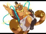 anthro belly blue_eyes brown_body brown_fur clothed clothing fur humanoid_hands male moobs overweight overweight_anthro overweight_male simple_background solo white_background hysk sengoku_puzzle shadow_ieyasu canid canine mammal raccoon_dog tanuki 2021 hi_res