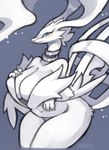 anthro areola areola_slip big_breasts breasts female huge_breasts mature_female solo yarney mythology nintendo pokemon dragon generation_5_pokemon legendary_pokemon mythological_creature mythological_scalie pokemon_(species) reshiram scalie absurd_res hi_res